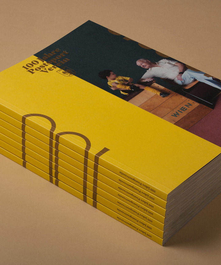 The Graphic Society: Titelbild 100 Jahre Postsportverein