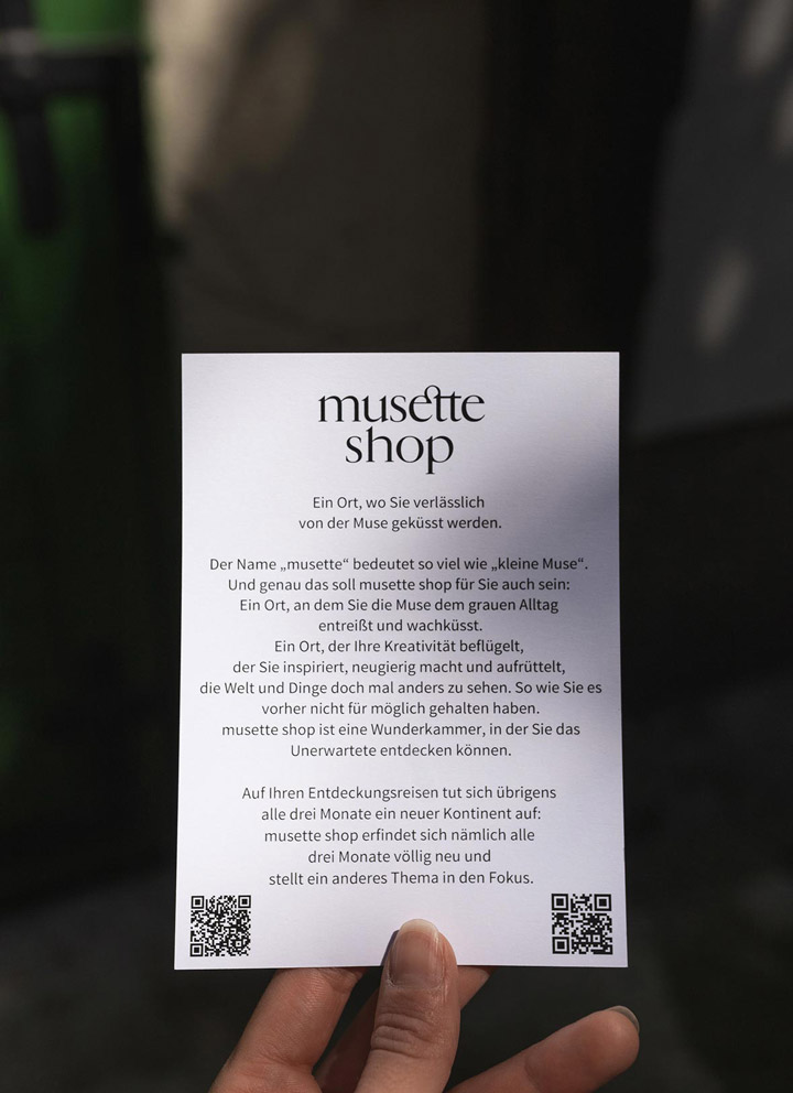 The Graphic Society: Musette Shop