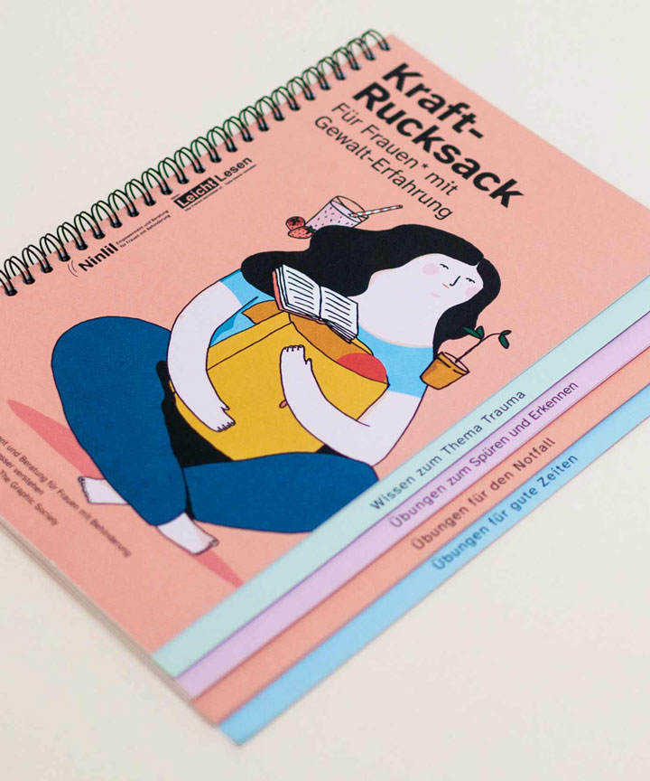 The Graphic Society: Titelbild Leichte Sprache